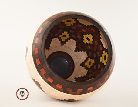 Hand turned wooden bowls